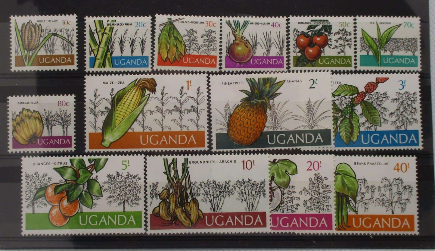 Uganda Stamps, 1975, SG149-162, Mint image 0
