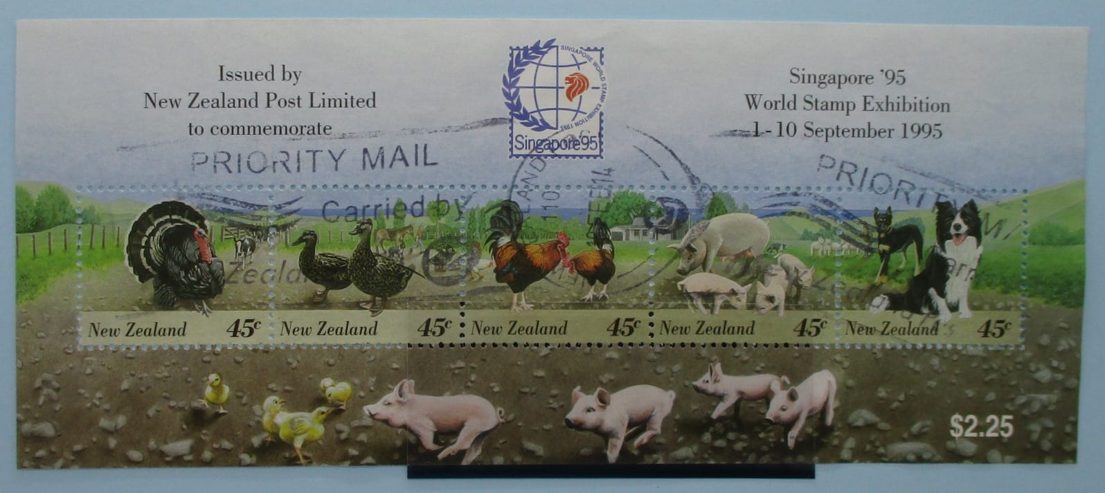 New Zealand Stamps, 1995, MS1914, Used image 0