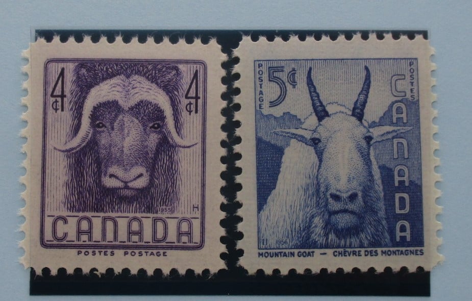 Canada Stamps, 1955, SG478-479, Mint image 0