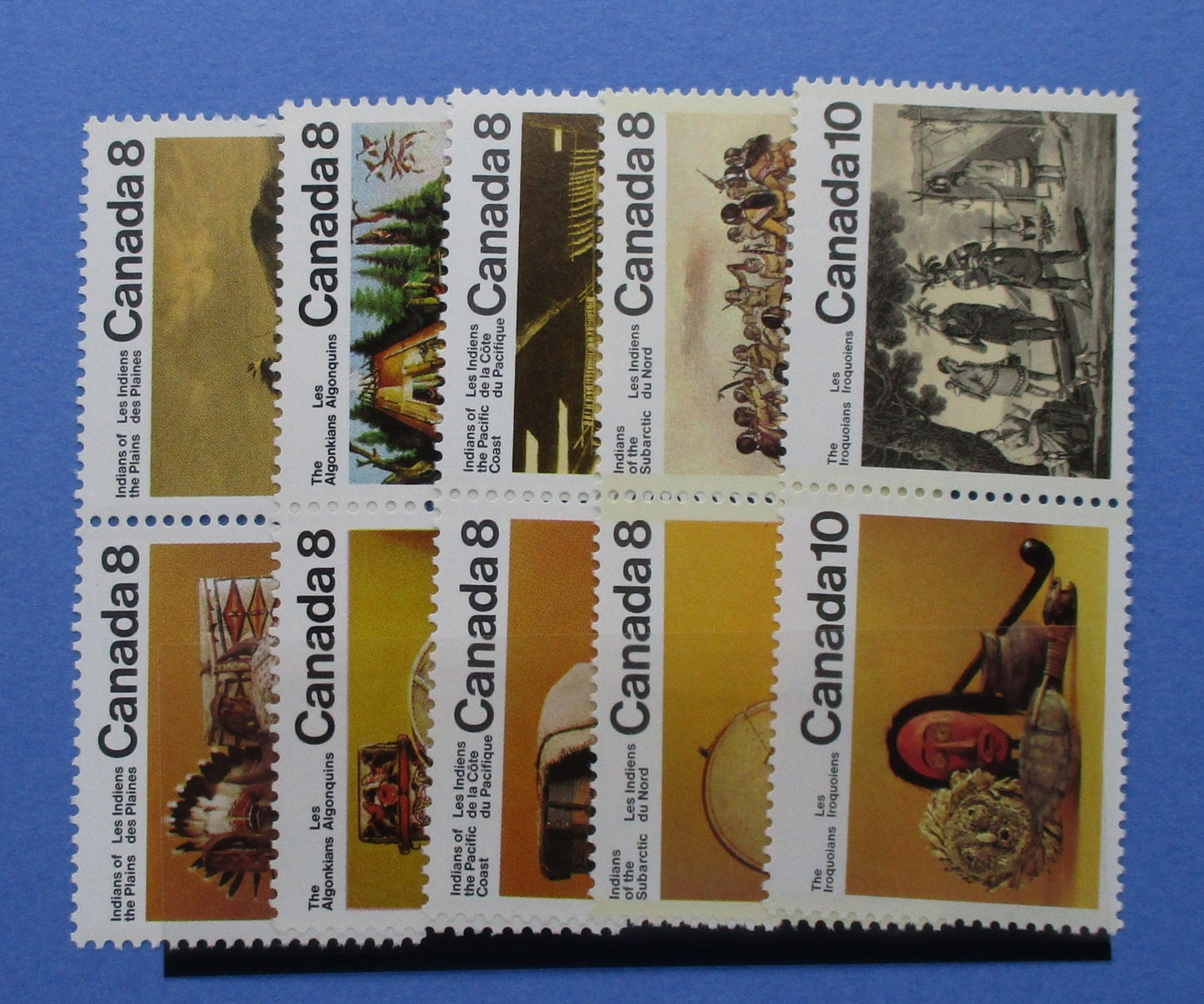 Canada Stamps, 1972-76, SG721-730, Mint image 0