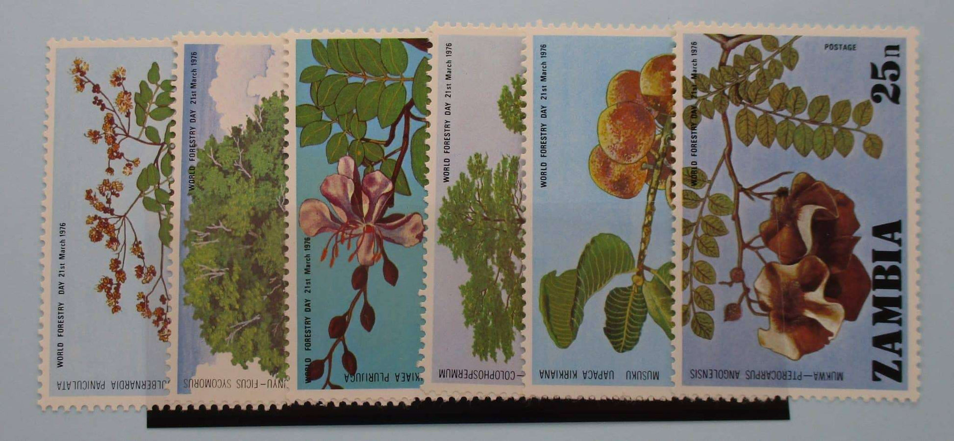 Zambia Stamps, 1976, SG247-252, Mint image 0