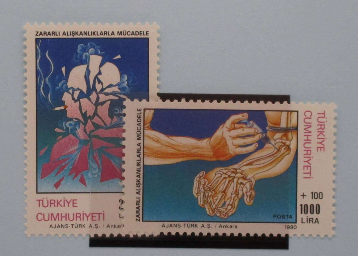 Turkey Stamps, 1990, SG3087-3088, Mint image 0