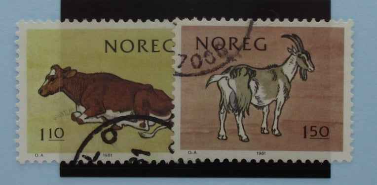 Norway Stamps, 1981, SG873-874, Used image 0