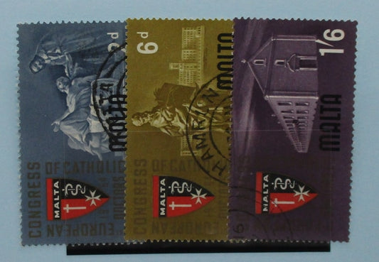 Malta Stamps, 1964, SG318-320, Used image 0