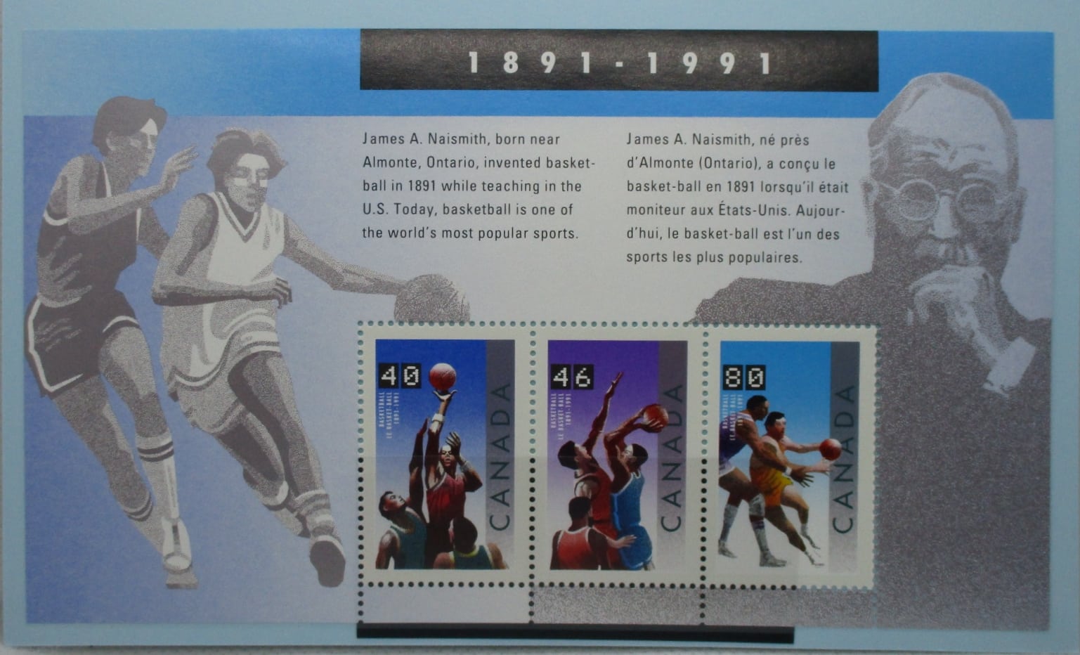Canada Stamps, 1991, MS1455, Mint image 0
