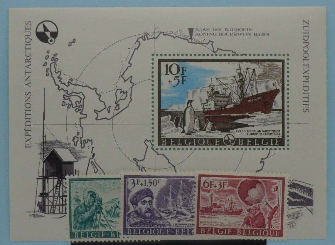 Belgium Stamps, 1966, SG1991-1993, MS1994, Mint image 0
