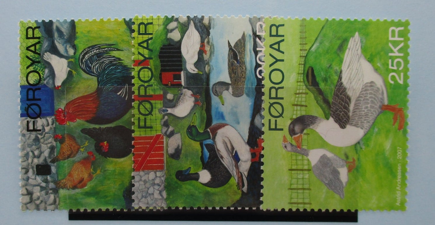 Faroe Islands Stamps, 2007, SG551-553, Mint image 0