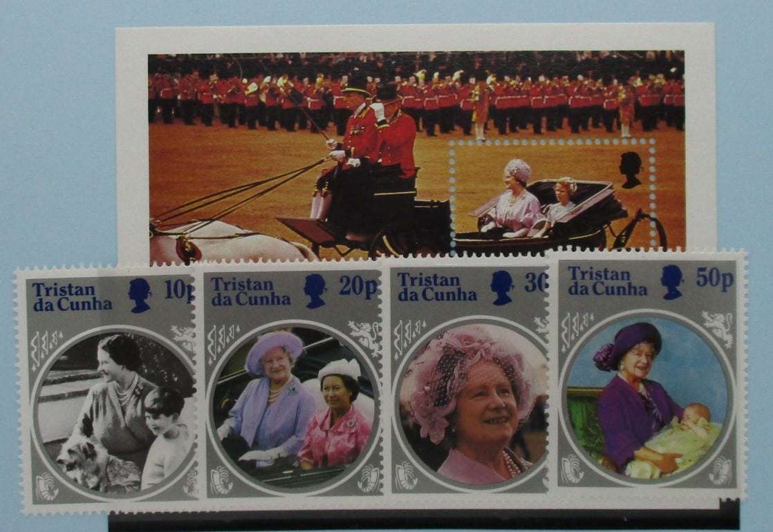 Tristan da Cunha Stamps, 1985, SG390-393, MS394, Mint image 0