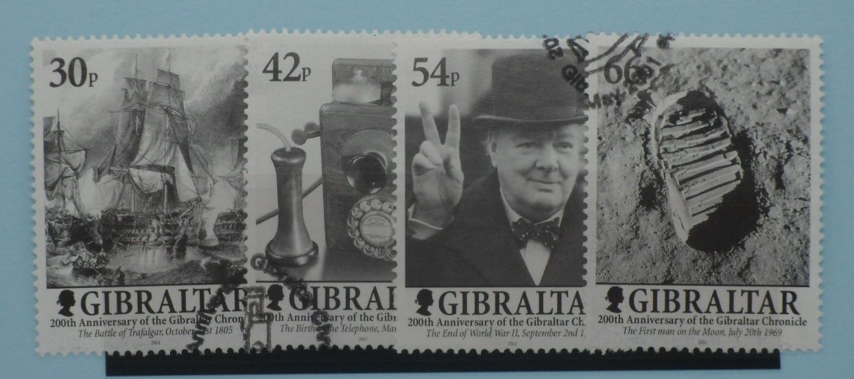 Gibraltar Stamps, 2001, SG978-981, Used image 0