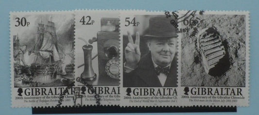 Gibraltar Stamps, 2001, SG978-981, Used image 0