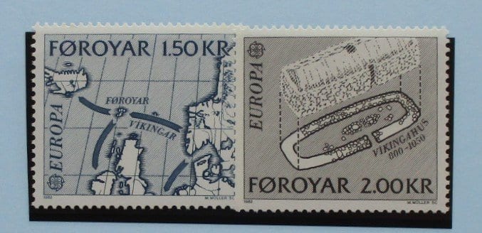 Faroe Islands Stamps, 1982, SG69-70, Mint image 0