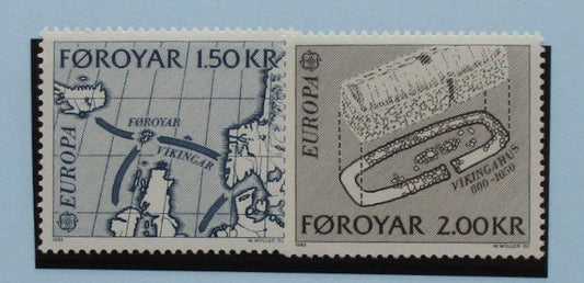 Faroe Islands Stamps, 1982, SG69-70, Mint image 0