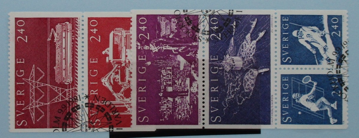 Sweden Stamps, 1981, SG1087-1092, Used image 0