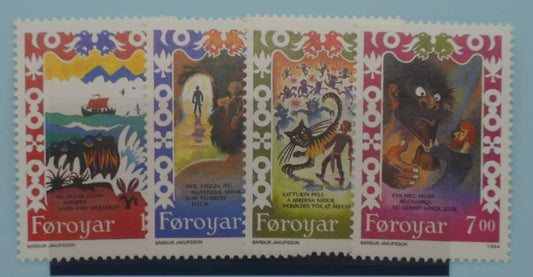 Faroe Islands Stamps, 1994, SG260-263, Mint image 0