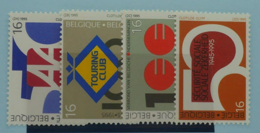 Belgium Stamps, 1995, SG3252-3255, Mint image 0