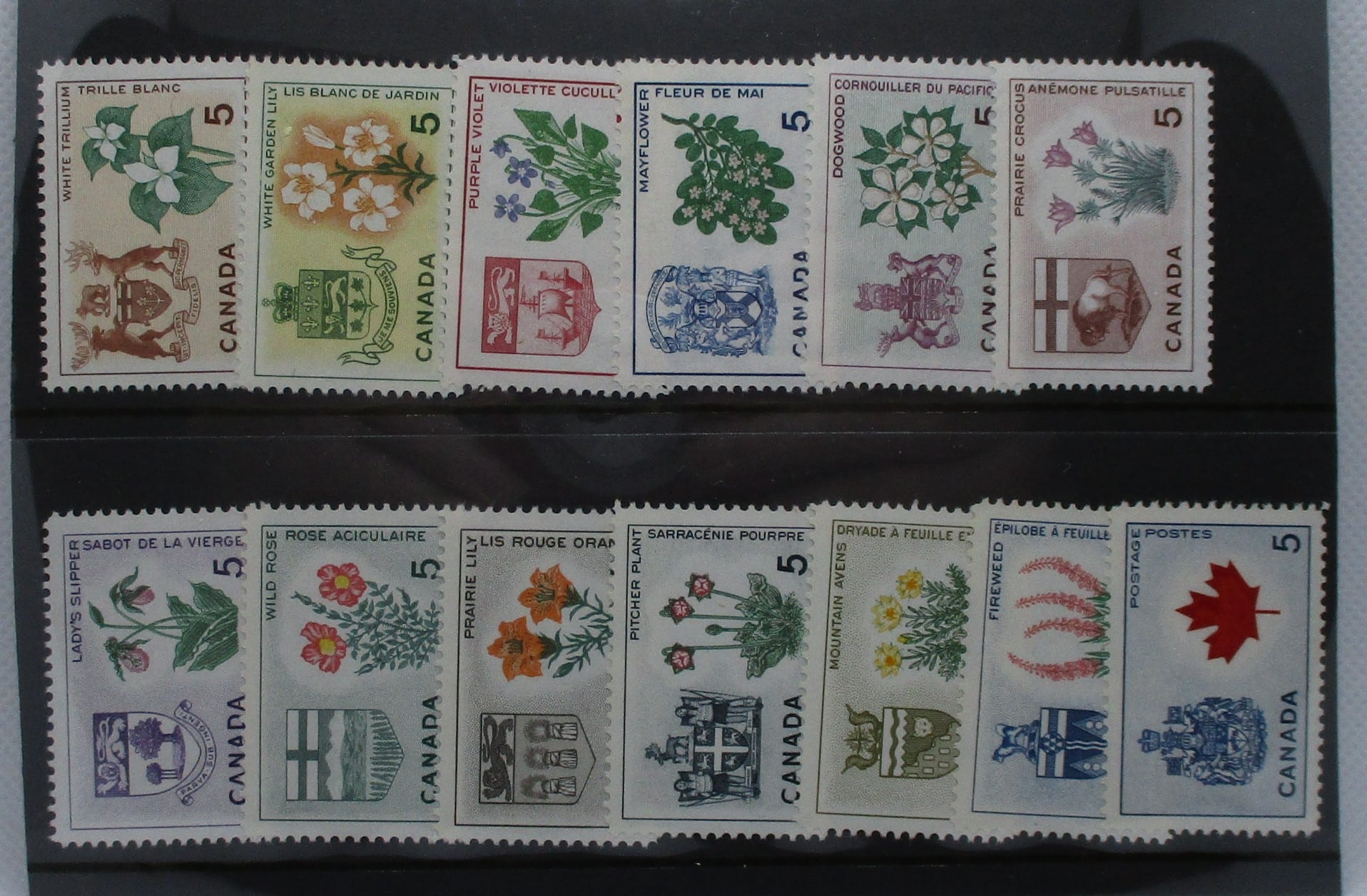 Canada Stamps, 1964-66, SG543-555, Mint image 0
