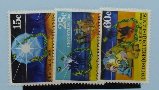 Cocos (Keeling) Islands Stamps, 1980, SG50-52, Mint image 0