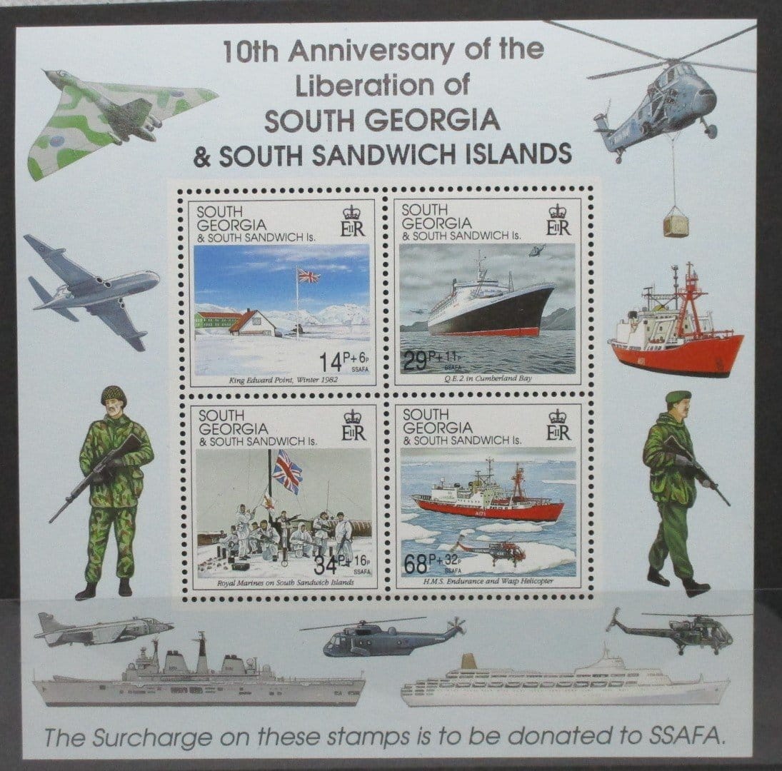 South Georgia and South Sandwich Islands Stamps, 1992, MS222, Mint image 0