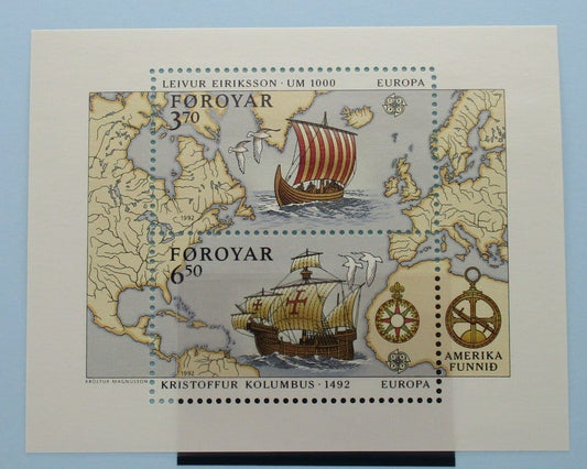 Faroe Islands Stamps, 1992, MS226, Mint image 0