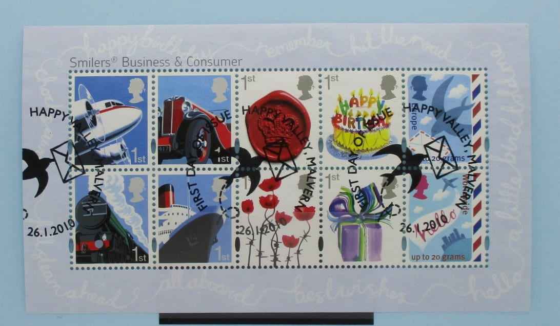 Great Britain Stamps, 2010, MS3024, Used image 0