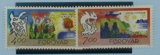 Faroe Islands Stamps, 1995, SG272-273, Mint image 0
