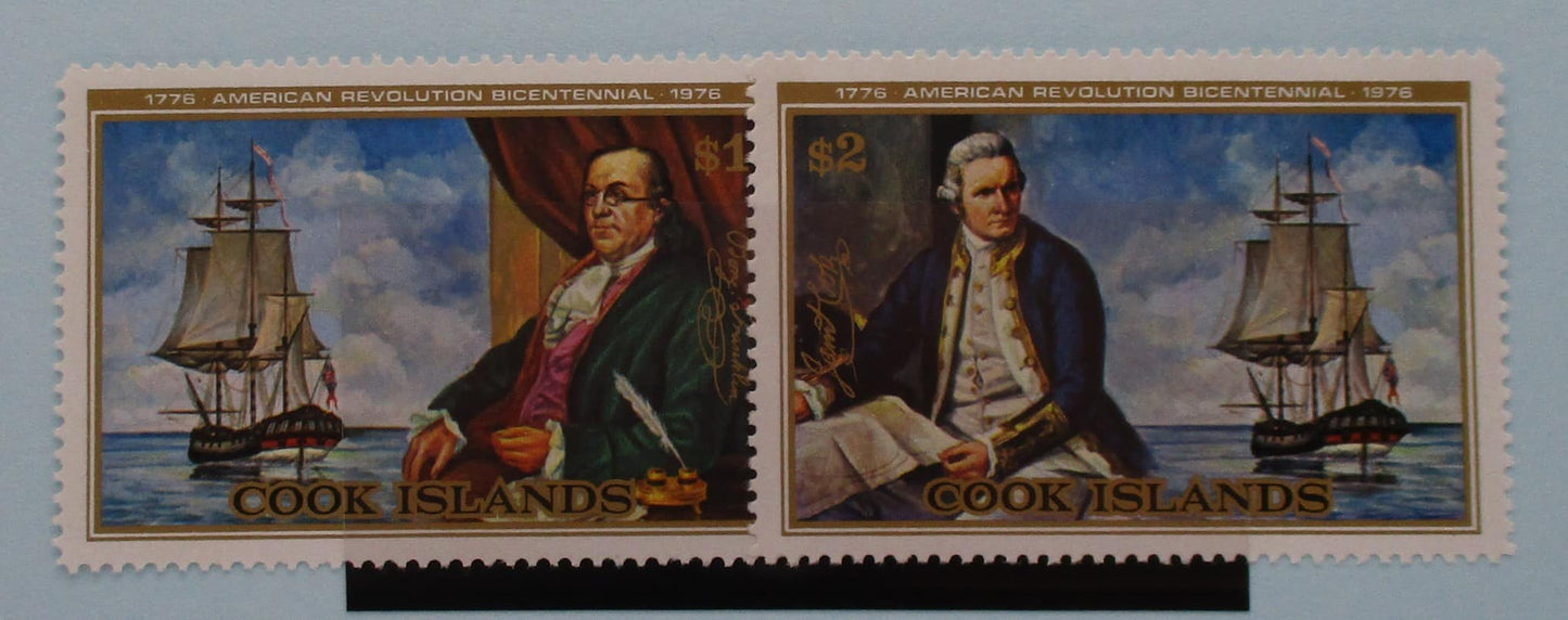 Cook Islands Stamps, 1976, SG541-542, Mint image 0