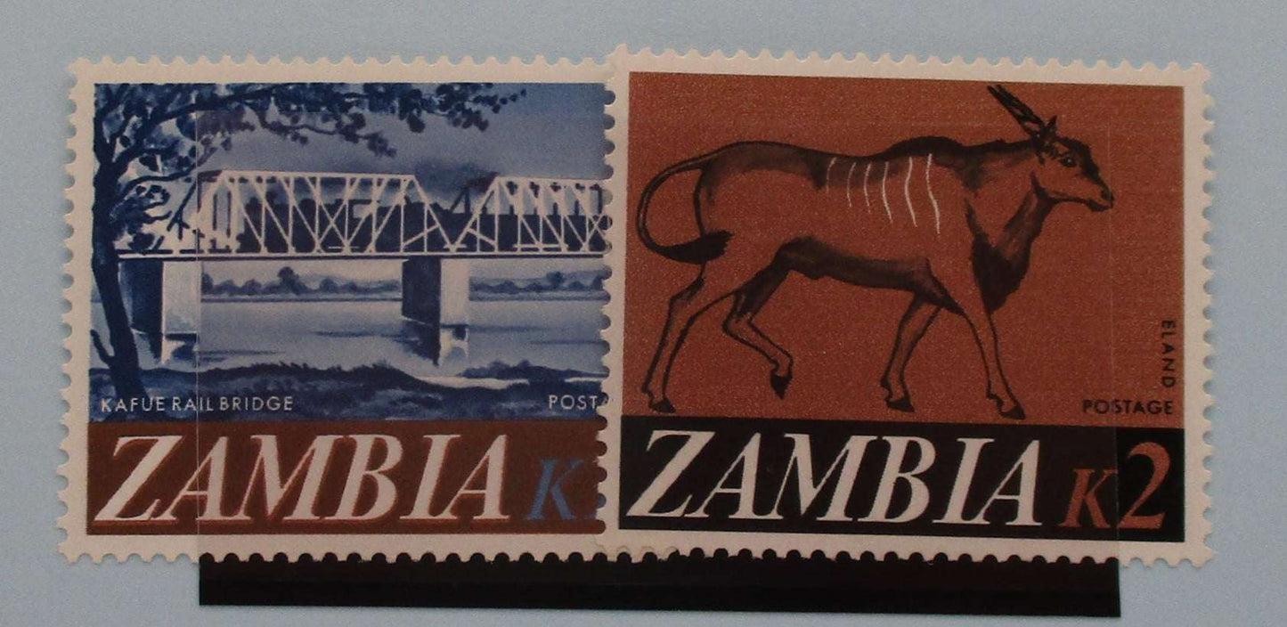 Zambia Stamps, 1968, SG139-140, Mint image 0