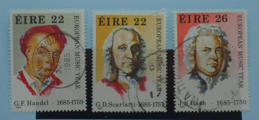 Ireland Stamps, 1985, SG615-617, Used image 0