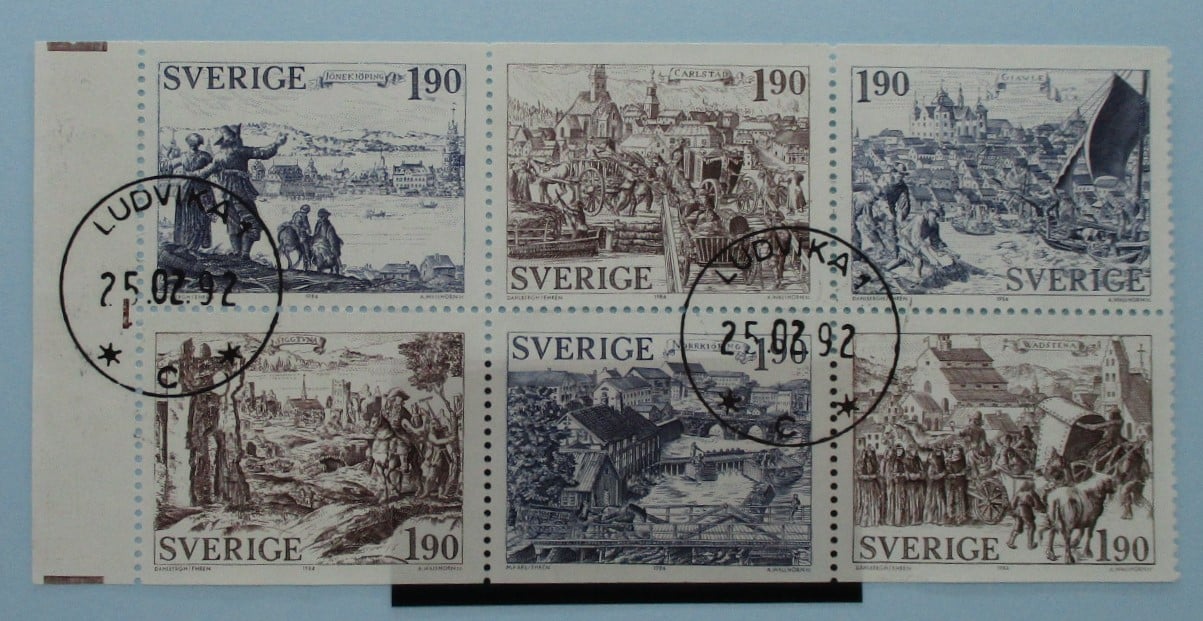 Sweden Stamps, 1984, SG1203-1208, Used image 0