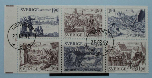 Sweden Stamps, 1984, SG1203-1208, Used image 0