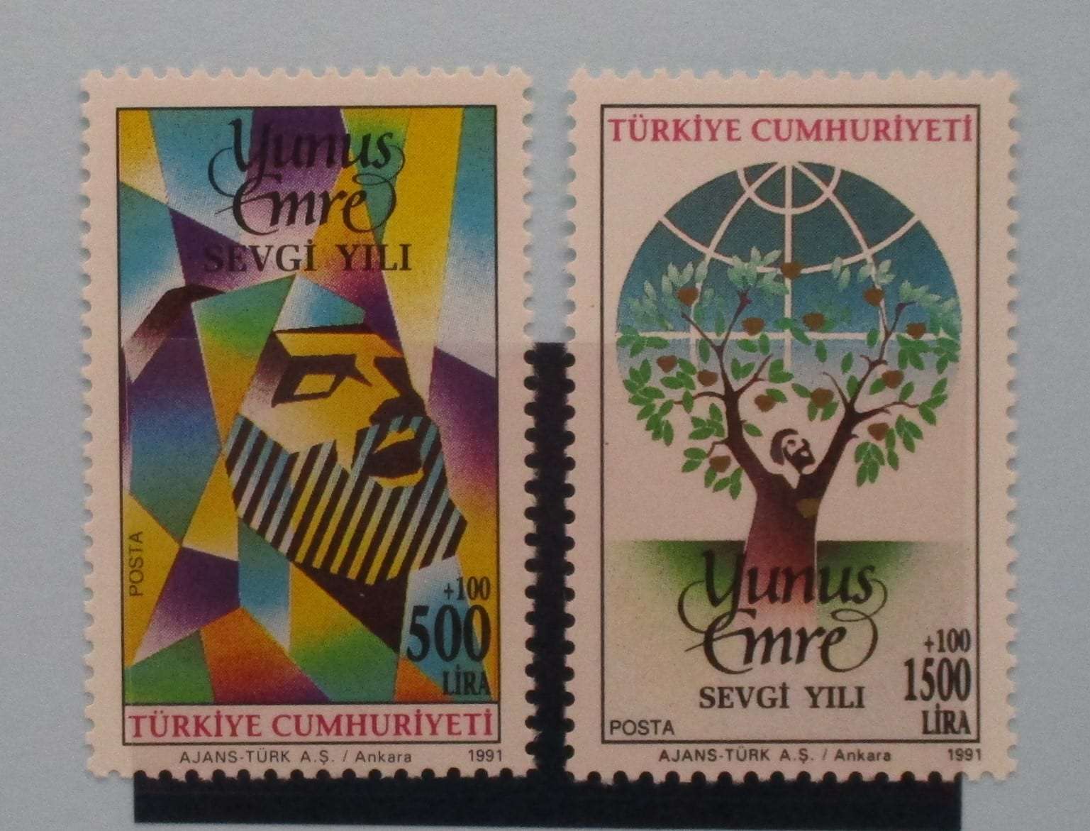 Turkey Stamps, 1991, SG3118-3119, Mint image 0
