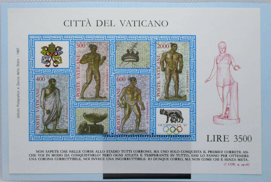 Vatican City Stamps, 1987, MS883, Mint image 0