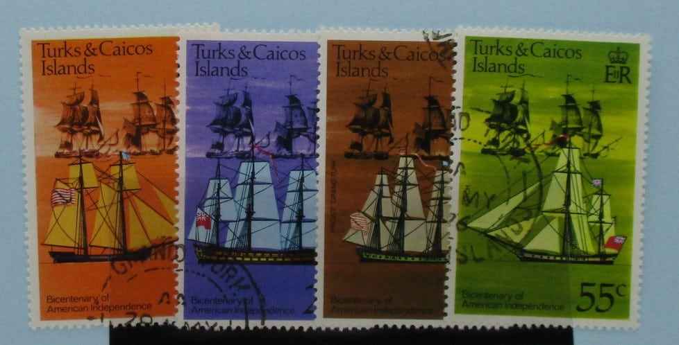 Turks and Caicos Islands Stamps, 1976, SG446-449, Used image 0