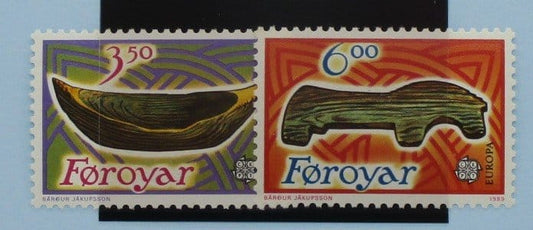 Faroe Islands Stamps, 1989, SG177-178, Mint image 0