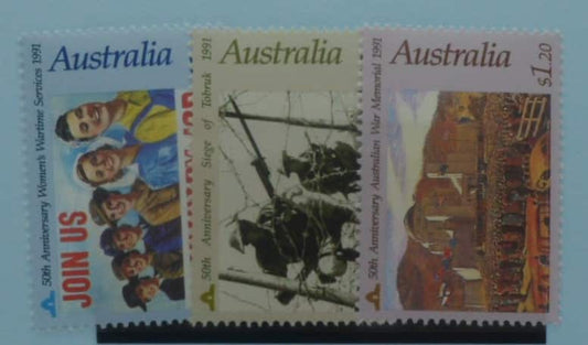 Australia Stamps, 1991, SG1283-1285, Mint image 0