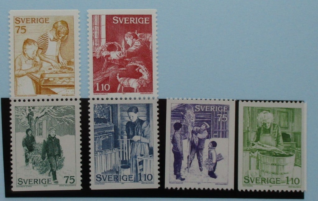 Sweden Stamps, 1977, SG944-949, Mint image 0