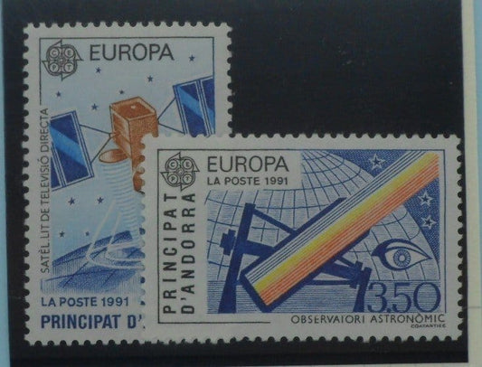 Andorra Stamps, 1991, SG F439-440, Mint image 0