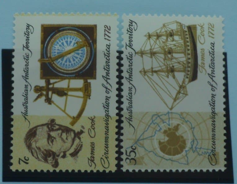 Australian Antarctic Territory Stamps, 1972, SG21-22, Mint image 0