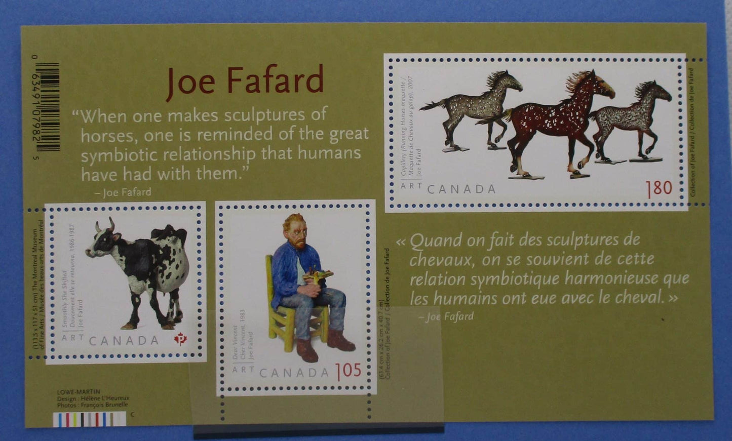 Canada Stamps, 2012, MS2840, Mint image 0