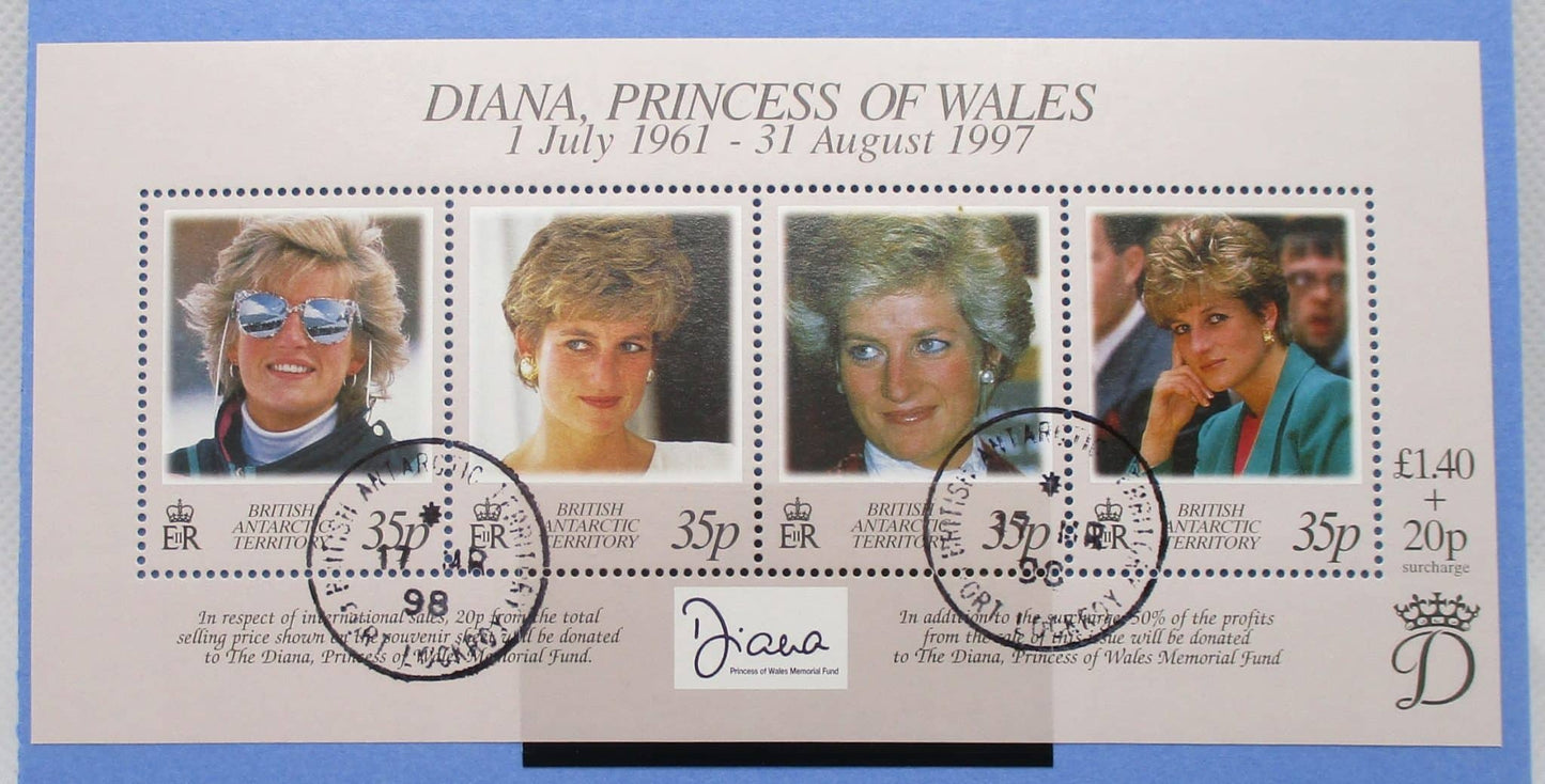 British Antarctic Territory Stamps, 1998, MS280, Used image 0