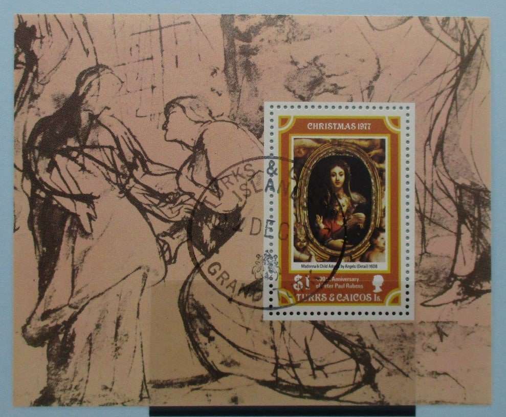 Turks and Caicos Islands Stamps, 1977, MS488, Used image 0