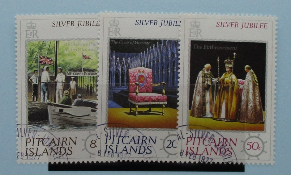 Pitcairn Islands Stamps, 1977, SG171-173, Used image 0