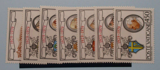Vatican City Stamps, 1979, SG724-730, Mint image 0
