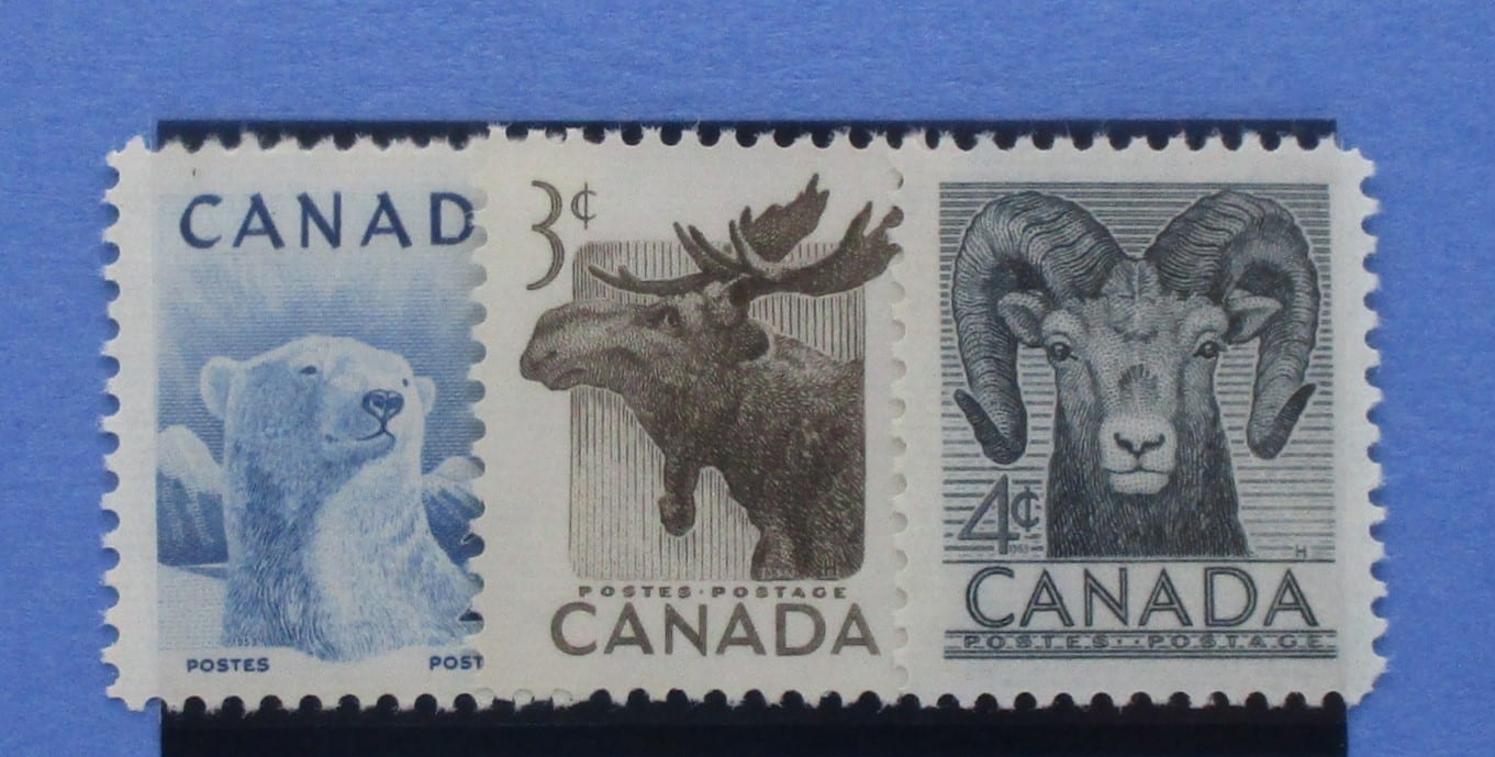 Canada Stamps, 1953, SG447-449, Mint image 0