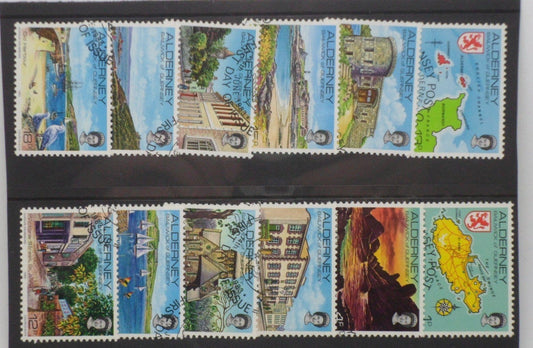 Alderney Stamps, 1983, SGA1-A12, Used image 0