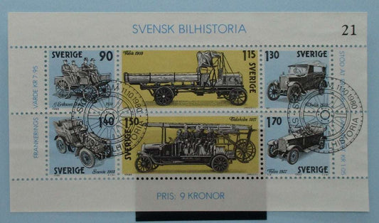 Sweden Stamps, 1980, MS1050, Used image 0