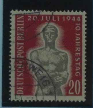 Berlin Stamps, 1954, SGB116, Used. image 0