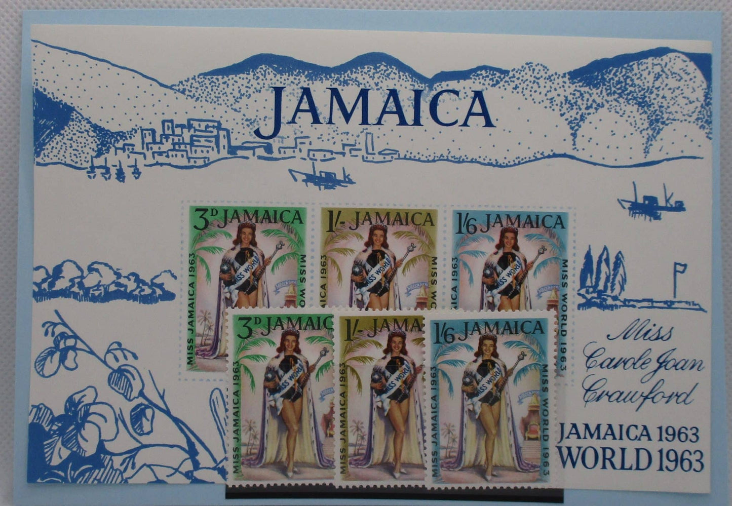 Jamaica Stamps, 1964, SG214-216, MS216a, Mint image 0