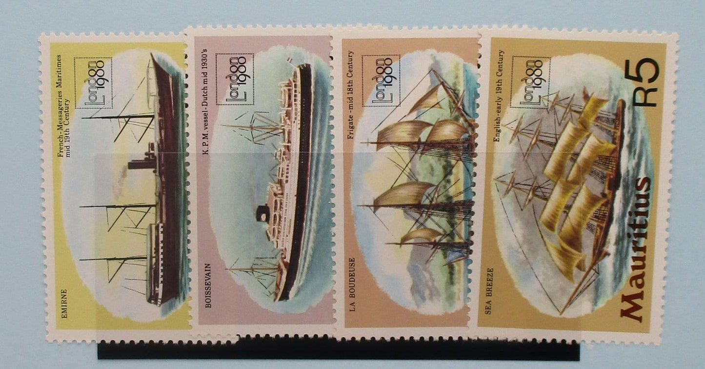 Mauritius Stamps, 1980, SG592-595, Mint image 0