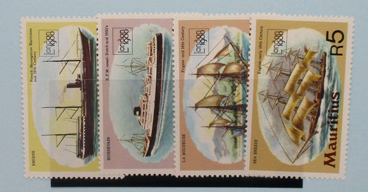 Mauritius Stamps, 1980, SG592-595, Mint image 0